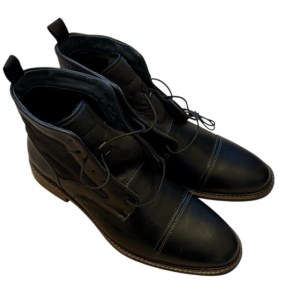 Johnston & Murphy Raleigh Cap Toe Shearling Boot Sz 11 M - Picture 7 of 11